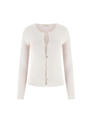 WOMEN'S CARDIGAN - GUESS APPAREL WHITE - W6RR35 Z0132