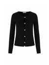 WOMEN'S CARDIGAN - GUESS APPAREL BLACK - W6RR35 Z0132 1