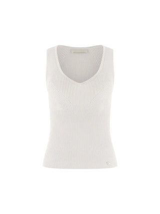 WOMEN'S TOP - GUESS APPAREL WHITE - W6RR36 Z0132