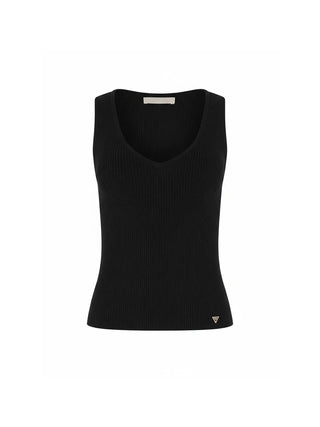 WOMEN'S TOP - GUESS APPAREL BLACK - W6RR36 Z0132