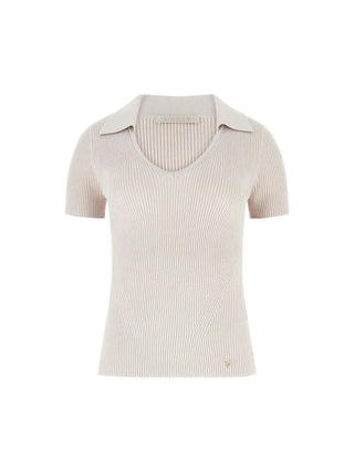 WOMEN'S SWEATER - GUESS APPAREL WHITE - W6RR62 Z0132