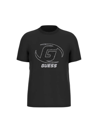 MEN'S T-SHIRT - GUESS ATHLEISURE BLACK - Z6RI06 I3Z14