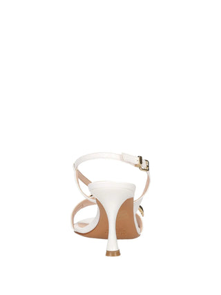 SANDALO DONNA - ALBANO BIANCO-PLATINO - 5552 5