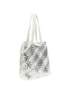 WOMEN'S SHOULDER BAG - CAFE NOIR SILVER-WHITE - C3MG1021 2