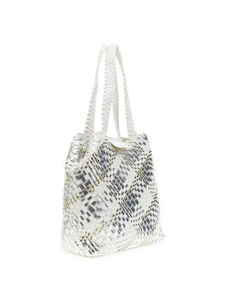 WOMEN'S SHOULDER BAG - CAFE NOIR SILVER-WHITE - C3MG1021 2