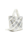 WOMEN'S TOTE BAG - CAFE NOIR SILVER-WHITE - C3MG1022 2