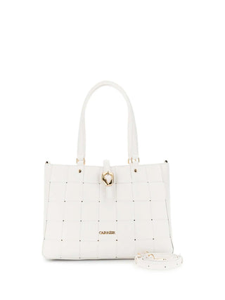 WOMEN'S TOTE BAG - CAFE NOIR WHITE - C3NH1016