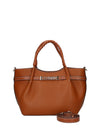 WOMEN'S SHOULDER BAG - CAFE NOIR LEATHER - C3YA1005 1
