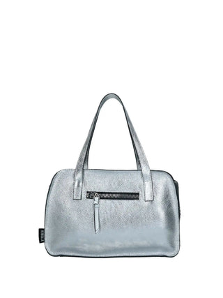 WOMEN'S SHOULDER BAG - REBELLE SILVER-WHITE - REB0163 P0025