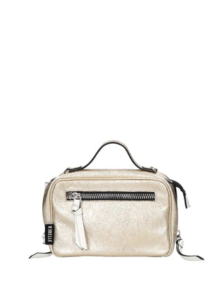WOMEN'S SHOULDER BAG - REBELLE GOLD-WHITE - REB0164 P0025