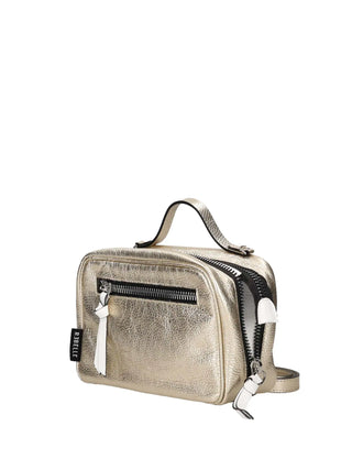 WOMEN'S SHOULDER BAG - REBELLE GOLD-WHITE - REB0164 P0025 2