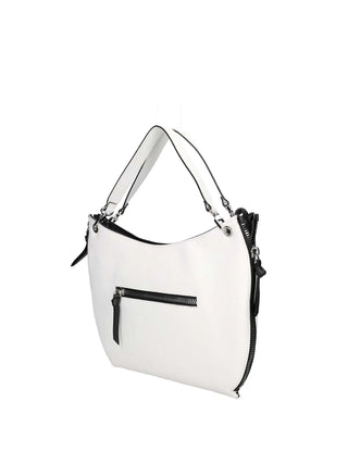 WOMEN'S HANDBAG - REBELLE BLACK-WHITE - REB0165 P0019 2