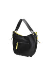 WOMEN'S HANDBAG - REBELLE BLACK-YELLOW - REB0165 P0019 2