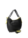 WOMEN'S HANDBAG - REBELLE BLACK-YELLOW - REB0165 P0019 3
