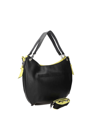 WOMEN'S HANDBAG - REBELLE BLACK-YELLOW - REB0165 P0019 3