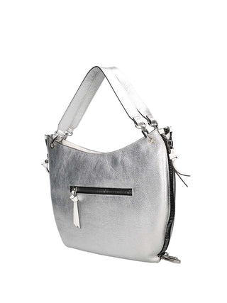 WOMEN'S HANDBAG - REBELLE SILVER-WHITE - REB0165 P0025 2