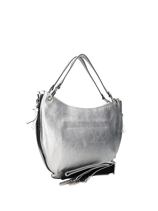 WOMEN'S HANDBAG - REBELLE SILVER-WHITE - REB0165 P0025 3