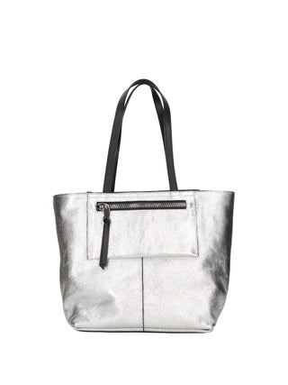 WOMEN'S SHOULDER BAG - REBELLE SILVER - REB0174 P0016