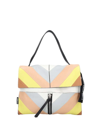 BORSA A SPALLA DONNA - REBELLE BIANCO-CELESTE - REB0185 P0022