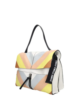 BORSA A SPALLA DONNA - REBELLE BIANCO-CELESTE - REB0185 P0022 2