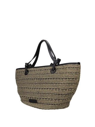 WOMEN'S SHOULDER BAG - REBELLE BLACK-WHITE - REB0212 T0022 2