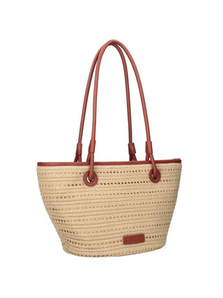 WOMEN'S SHOULDER BAG - REBELLE BEIGE - REB0213 T0022 2