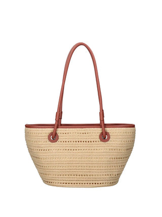 WOMEN'S SHOULDER BAG - REBELLE BEIGE - REB0213 T0022 4