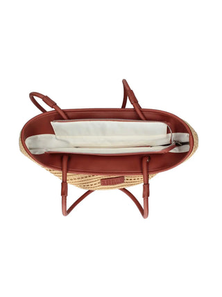 WOMEN'S SHOULDER BAG - REBELLE BEIGE - REB0213 T0022 6