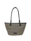 WOMEN'S SHOULDER BAG - REBELLE BLACK-WHITE - REB0213 T0022 1