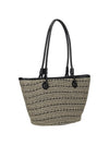 WOMEN'S SHOULDER BAG - REBELLE BLACK-WHITE - REB0213 T0022 2