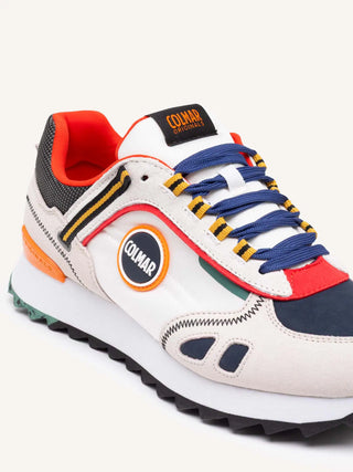 MEN'S SNEAKERS - COLMAR WHITE-MULTI - TRAVIS SPORT DIVISIO 3