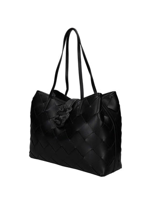 WOMEN'S SHOULDER BAG - JUST CAVALLI BLACK - 80RA4BM2 ZSD88 3