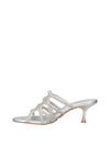 WOMAN'S SANDAL - ALBANO VANITY SILVER - AV7029 4