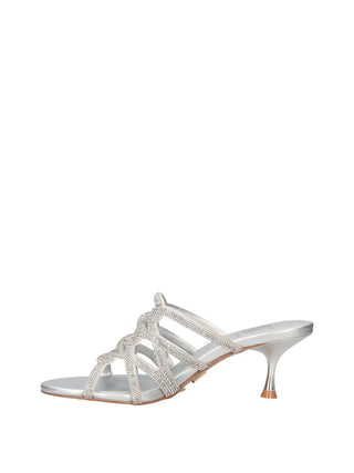 WOMAN'S SANDAL - ALBANO VANITY SILVER - AV7029 4