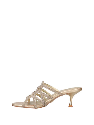 WOMEN'S MULES - ALBANO VANITY PLATINO - AV7029 4