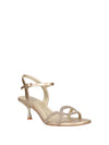 WOMAN'S SANDAL - ALBANO VANITY PLATINO - AV7037 2