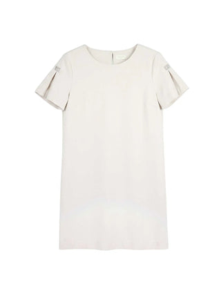 WOMEN'S DRESS - GAUDI JEANS BEIGE - 611BD14004