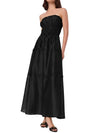 WOMEN'S DRESS - GAUDI JEANS BLACK - 611BD15001 1
