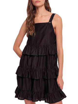 WOMEN'S DRESS - GAUDI JEANS BLACK - 611BD15020