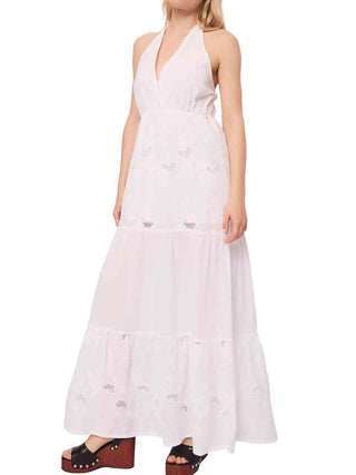WOMEN'S DRESS - GAUDI JEANS WHITE - 611BD15026
