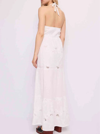WOMEN'S DRESS - GAUDI JEANS WHITE - 611BD15026 2