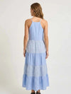 WOMEN'S DRESS - GAUDI JEANS LIGHT BLUE-WHITE - 611BD15030 3