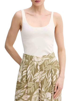 WOMEN'S TANK TOP - GAUDI JEANS WHITE - 611BD43002 1
