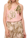 WOMEN'S TANK TOP - GAUDI JEANS PINK - 611BD44002 1