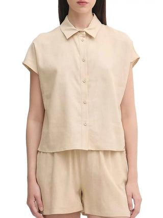 CAMICIA DONNA - GAUDI JEANS BEIGE - 611BD45024