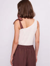 WOMEN'S TANK TOP - GAUDI JEANS WHITE-BROWN - 611BD64012 2