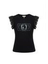 WOMEN'S T-SHIRT - GAUDI JEANS BLACK - 611BD64013 1