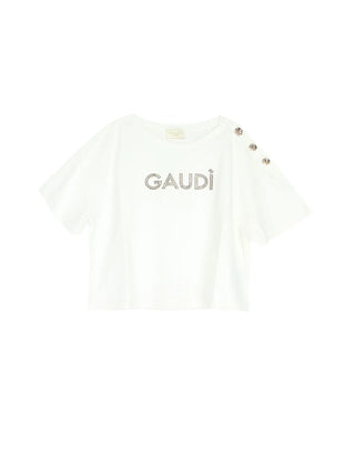 T-SHIRT DONNA - GAUDI JEANS BIANCO - 611BD64028