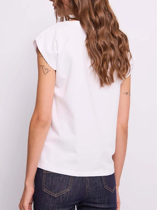 WOMEN'S T-SHIRT - GAUDI JEANS WHITE - 611BD64038 2