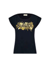 WOMEN'S T-SHIRT - GAUDI JEANS NAVY - 611BD64038 1